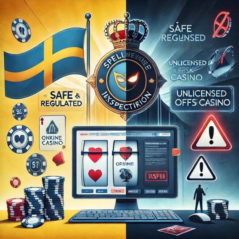 Online casino med och utan svensk licens