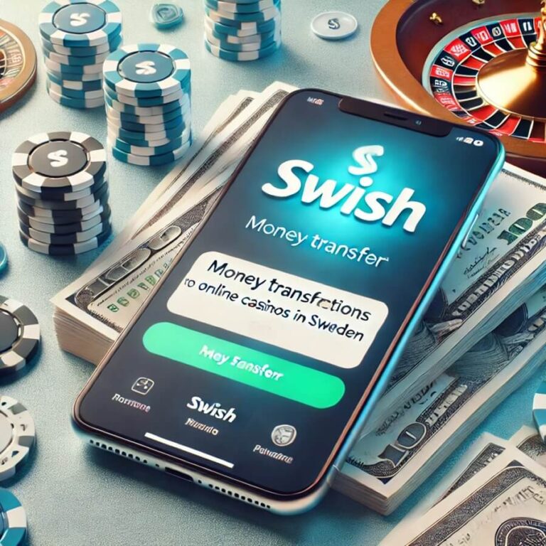 Hur mycket kan man swisha till ett online casino